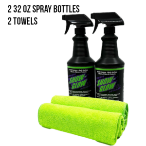 Ultimate Show Glow Combo Pack #2 (2 – 32 oz Spray + Gallon) + 2 microfiber  towels – Ultimate Show Glow Detailer