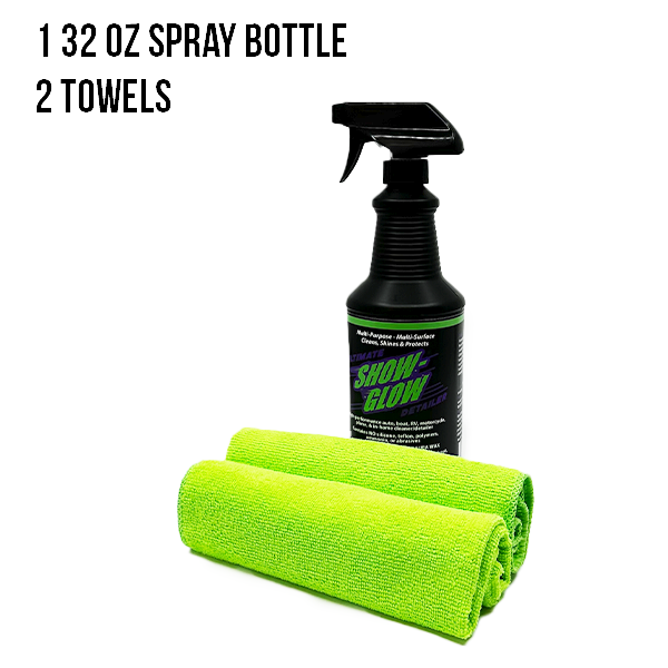 1 spray 2 towels